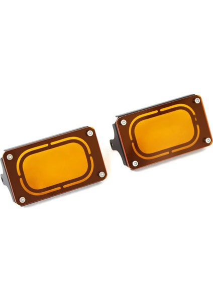 Motosiklet LED Sisli Fog Four Koruyucu Koruyucu Zontes 368G Aksesuarlar Için Spot Işığı Turuncu (Yurt Dışından)