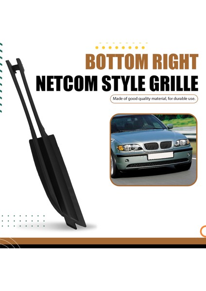 Araba Ön Tampon Sağ Tarafı Sis Izgara Kapağı Bmw E46 3 Serisi 320I 2002-2005 51117032614 Sağ Taraf 51117032614 (Yurt Dışından) fırsatları