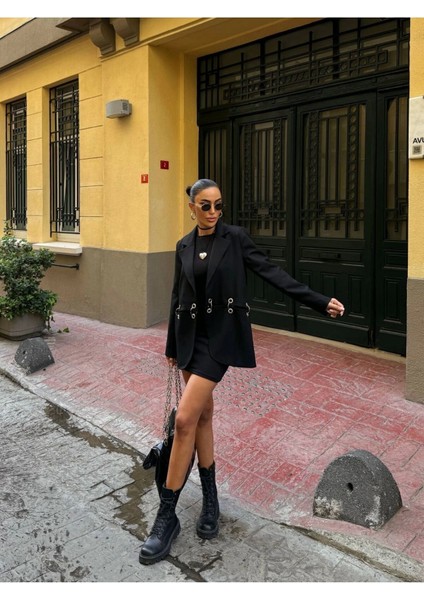 Kadın Çengel Detaylı Blazer Ceket modelleri