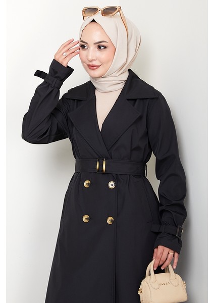 Tam Boy Su Geçirmez Trenç 1596 - Siyah fiyatları