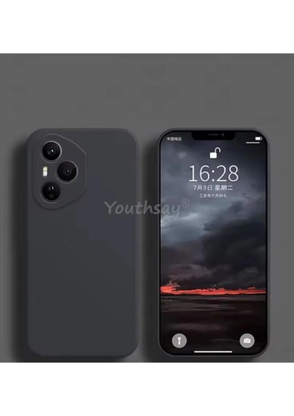 Honor 400 Pro Kılıf Içi Süet Kadife Dışı Soft Yumuşak Pürüssüz Liquid Esnek Renkli Lansman Silikon