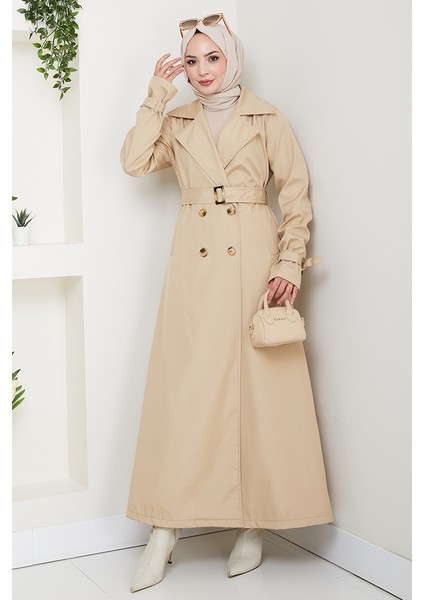 Tam Boy Su Geçirmez Trenç 1596 - Taş