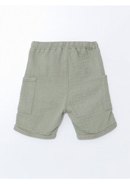 Yeni Sezon Beli Lastikli Basic Müslin Erkek Çocuk Şort modelleri
