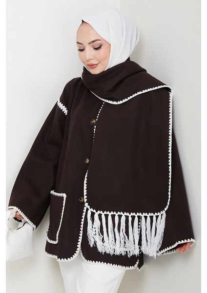 Ahen Atkılı Kaşe Ceket 1593 - Acı Kahve fırsatları