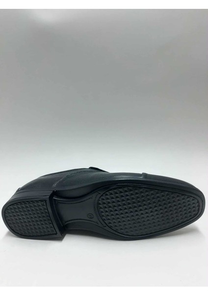 Hakiki Deri Bağcıksız Klasik Siyah Topuklu Hafif Yazlık Erkek Ayakkabı C-6343847HSA fırsatları