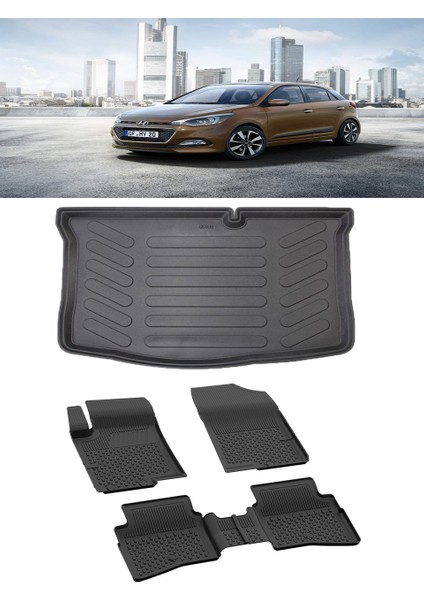 Hyundai I20 2015-2020 4.5d Paspas 3D Rizline Bagaj Havuzu