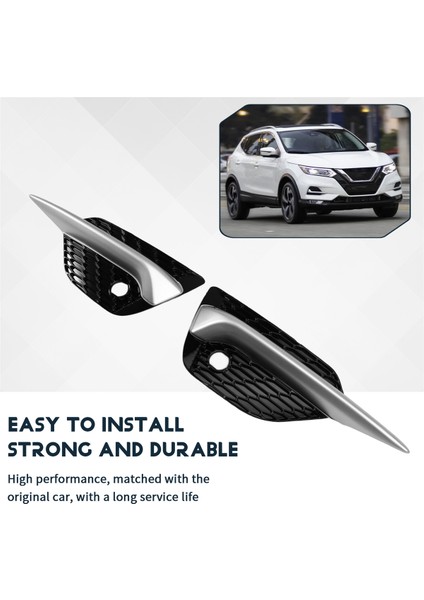 62257-HV10B 62256-HV10B Araba Ön Sis Lambası Çerçeve Göz Kapağı Kap Kapağı Nissan Qashqai Için Kapak Kapağı J11 2019-2022 (Yurt Dışından) indirimleri