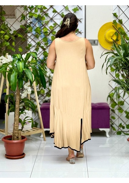 VL7051 Ispanyol Vual Elbise Camel fiyatları