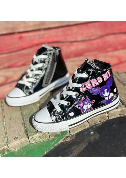 Kuromi Kız Çocuk Ayakkabı, Kuromi Convers, Kız Çocuk Günlük Ayakkabı (31-35 Numara Aralığı Işıksızdır) fiyatları