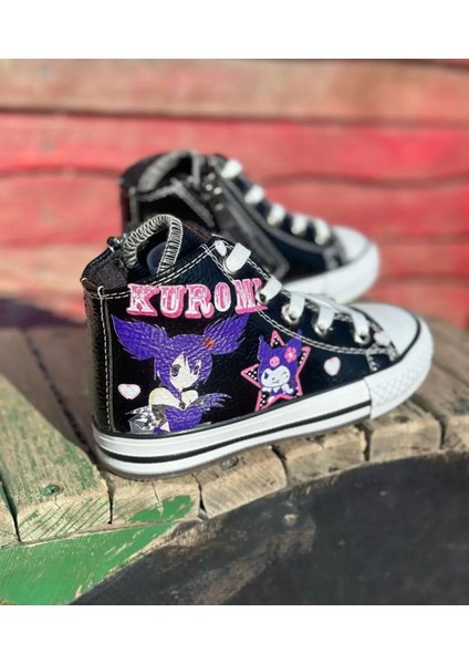 Kuromi Kız Çocuk Ayakkabı, Kuromi Convers, Kız Çocuk Günlük Ayakkabı (31-35 Numara Aralığı Işıksızdır) fırsatları