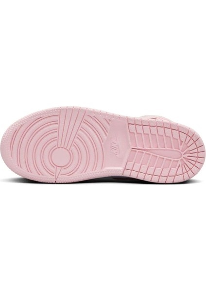 Air Jordan 1 Mid Ps Leather Unisex Sneaker Hakiki Deri Günlük Spor Ayakkabı Beyaz Pembe indirimleri