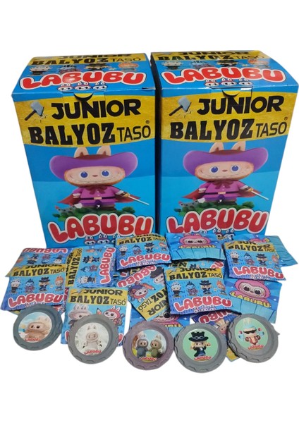 Labubu Karakter Tasoları 40 Adet | Koleksiyonluk Taso + Sürpriz Oyuncak ve Şeker Hediyeli fırsatları