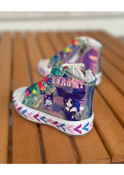Kuromi Kız Çocuk Ayakkabı, Kuromi Convers, Kız Çocuk Günlük Ayakkabı (31-35 Numara Aralığı Işıksızdır) indirimleri