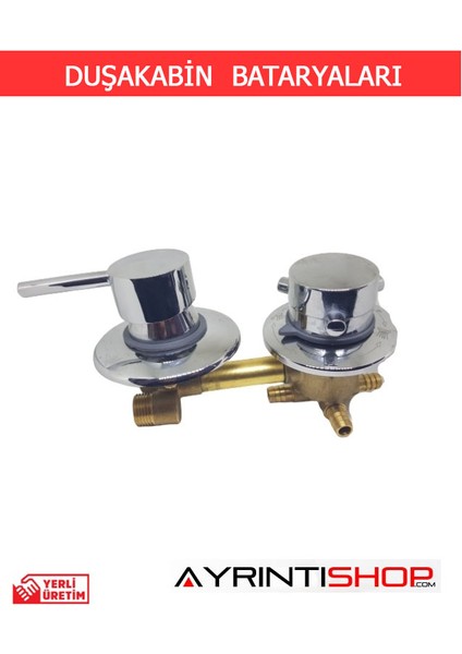 Ayrıntıshop Banyo Duşakabin Kompakt Batarya 4 Yollu