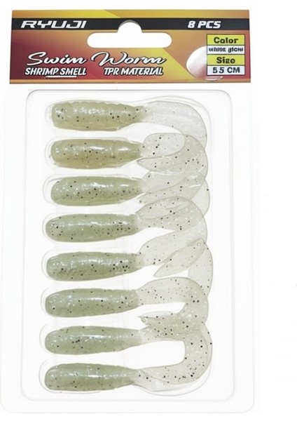 Swim Worm 5,5cm Tpr Kokulu Silikon Yem Mussel fiyatları