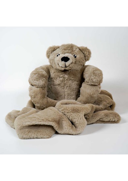 Battaniyeli Kül Rengi Ayı Peluş Oyuncak fiyatları