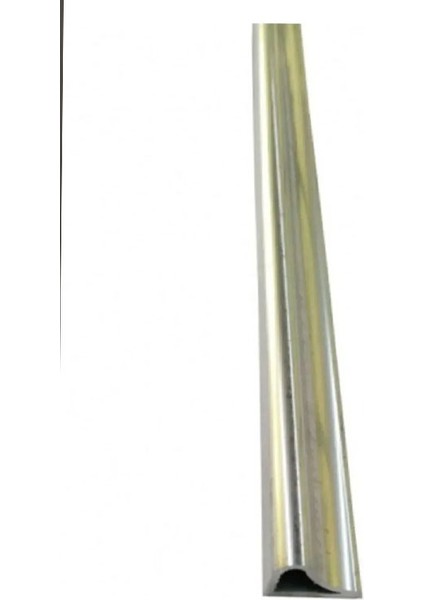 Ayrıntıshop Menteşeli Duşakabin Kapı Alt Alüminyum Çıtası 125CM Krom