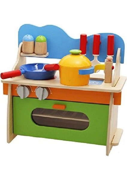 Montessori Ahşap Mutfak Seti