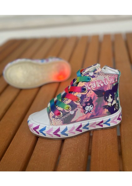 Kuromi Kız Çocuk Ayakkabı, Kuromi Convers, Kız Çocuk Günlük Ayakkabı (31-35 Numara Aralığı Işıksızdır) fiyatları