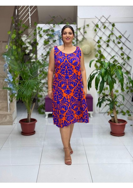 DK19014 Dikili Askılı Omuz Lastikli Viskon Elbise modelleri