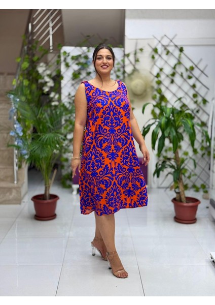 DK19014 Dikili Askılı Omuz Lastikli Viskon Elbise indirimleri