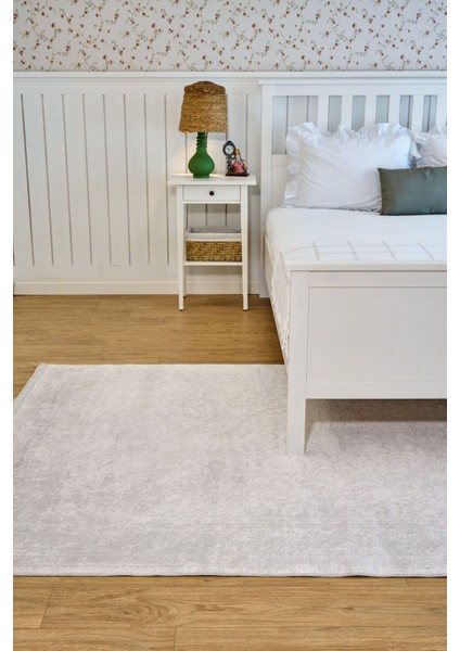 Caliente 4911 Beyaz - Viskon Dokuma Halı | Şık Modern Halı Modeli