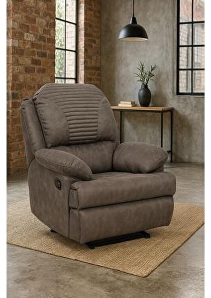 Essen Antrasit Tekli Koltuk Leon Kumaş Klasik Tasarım Fonksiyonel Kullanım