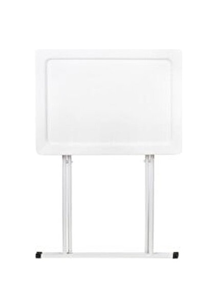 Katlanır Plastik Yan Sehpa 60 cm Modern Tasarım, Yer Kaplamadan Kullanım