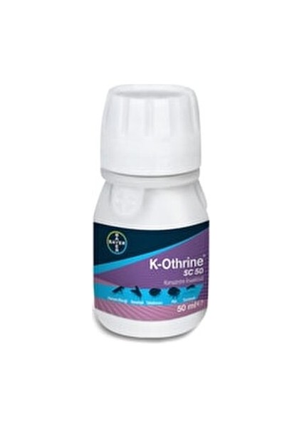 K-Othrine SC 50 Konsantre Haşere İlaçı 50 ml Hamamböceği ve Sivrisinekler için Etkili Formül fiyatları