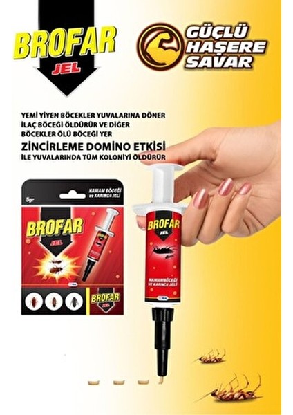 Hamam Böceği ve Karınca Jeli 5 gr Hızlı Etki için Uygulama Tabancasıyla fırsatları
