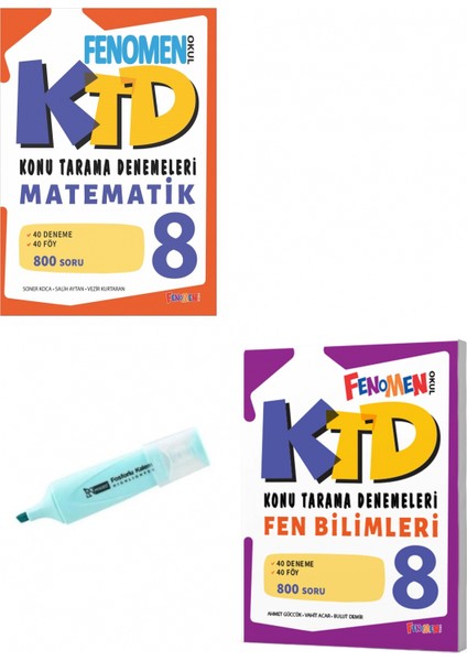 Lgs 8.sınıf Ktd Matematik ve Fen Bilimleri 40 Deneme