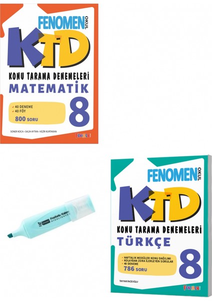 Lgs 8.sınıf Ktd Matematik ve Türkçe 40 Deneme