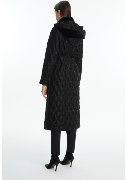 Kürk Yaka Kapitone Mont indirimleri