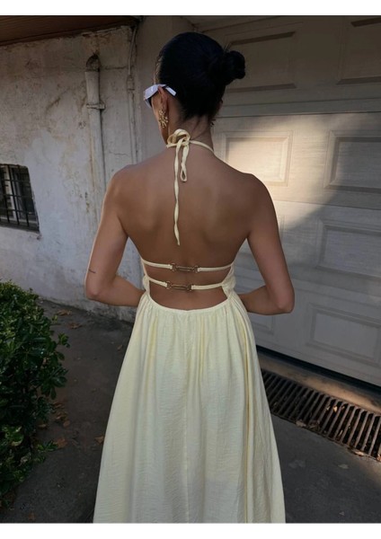 Kadın Örgülü Müslin Elbise modelleri