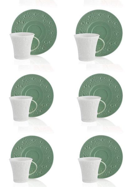 Porselen Moon 6 Kişilik 12 Parça Fincan Takımı fiyatları