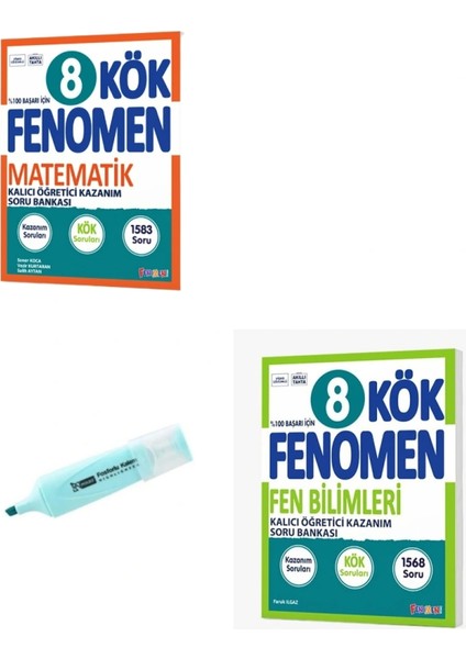Lgs 8.sınıf Kök Matematik ve Fen Bilimleri Soru Bankası