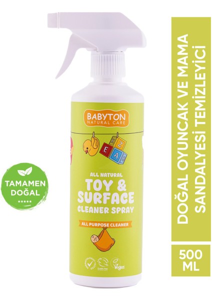 Doğal Oyuncak ve Mama Sandalyesi Temizleyici 500 ml