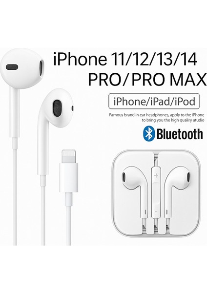 Apple Kulaklık Lightning Girişli Kulakiçi Kulaklık Earpods (Bluetooth Connect)