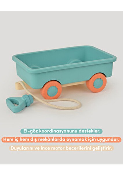 Turkuaz İlk Vagonum Kumandasız Oyuncak Araba 38,5x11,5x32,5 cm Eğlenceli ve Güvenli Oyun fiyatları