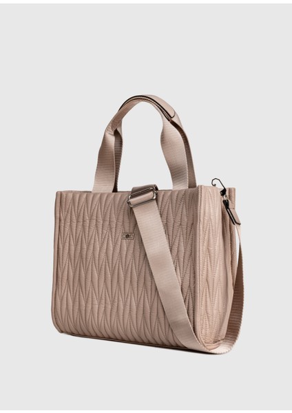 Suni Deri Kolon Saplı Fermuarlı Nikel Aksesuarlı El Çantası fiyatları