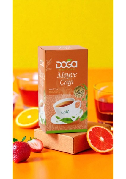 Meyve Çayı - Doğal Bitki ve Meyve Karışımı, Bağışıklık Güçlendirici, 20’li Poşet Çay