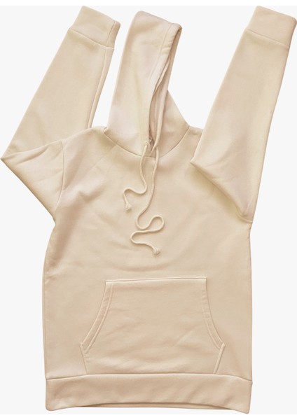 Kapüşonlu 3 Iplik Sweatshirt