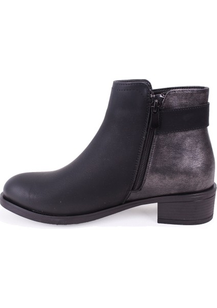 DZA07-6822164 Siyah Günlük Topuklu Kadın Bot modelleri