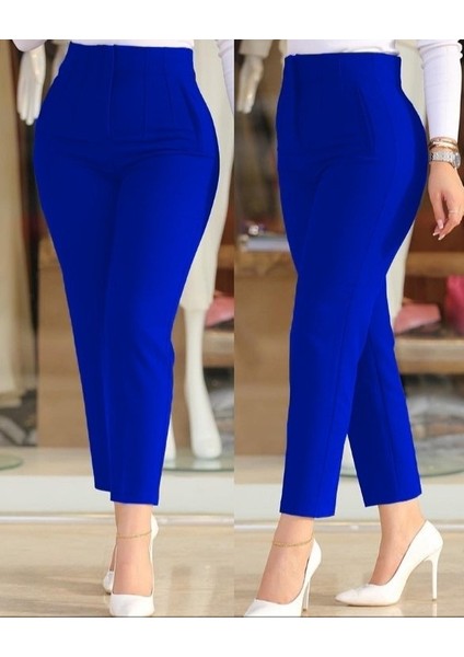 Kadın Çima Detay Ithal Krep Pantolon