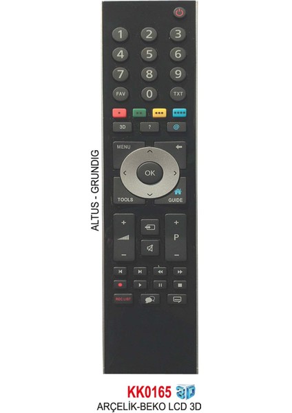 Grundıg - LCD 3d- Kumanda modelleri
