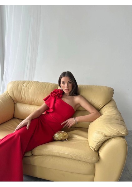 Kadın Tek Kol Elbise