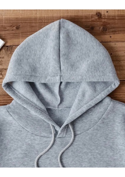 Kapüşonlu 3 Iplik Sweatshirt