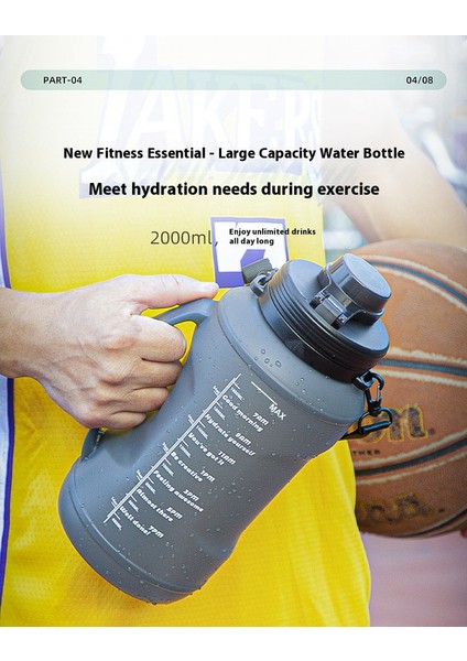 Büyük Kapasiteli 2 Litrelik Su Şişesi Katlanabilir Silikon Pipetli Su Şişesi Darbeye Dayanıklı, Yüksek Sıcaklıkta Kullanılabilen Açık Hava Kamp Sporları Bardağı (Yurt Dışından) indirimleri