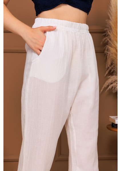 %100 Pamuk Müslin Pantolon fiyatları