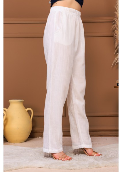 %100 Pamuk Müslin Pantolon modelleri